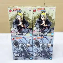【D16082】NARUTO ナルト 疾風伝 VIBRATION STARS DEIDARA デイダラ UCHIHA SASUKE Ⅲ うちはサスケ  フィギュア４体セット
