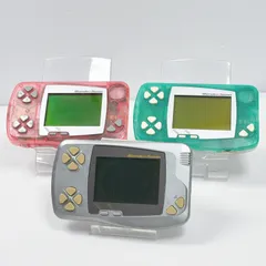 ジャンク品 ワンダースワン スケルトンピンク スケルトングリーン シルバー 3台セット Wonder Swan SW-001 管理番号M1595