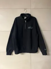 ナイキ クォータージップ ハーフジップアップ スウェット ブラック XL