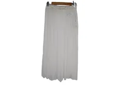 k05241122137　E hyphen world gallery　フリーサイズ　White　　スカート　ミディアム丈　春夏