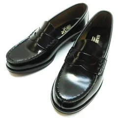 美品 HARUTA ハルタ ローファー 通学 学生 ブラック 25.5㎝ 日本製 ローヒール スクール レディース E691LF