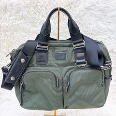 美品 TUMI Alpha Bravo 2WAY ビジネスバッグ カーキ - メルカリ