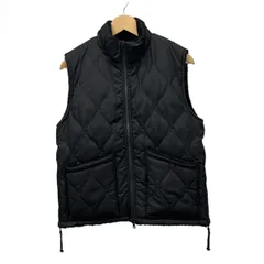 TAION(タイオン) ダウンベスト サイズASIA M メンズ美品  - 黒 ボア/リバーシブル/ジップアップ/秋/冬