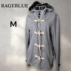 RAGEBLUE　レイジブルー　ダッフル風 スウェット フーディー ジャケット　Mサイズ