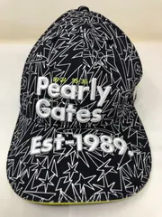 ◆PEARLY GATES パーリーゲイツ キャップ 053-5187103 星柄 スター ネイビー系 FR 中古◆20800★のサムネイル