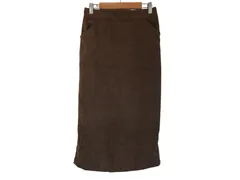 k01241029110　Samansa Mos2　フリーサイズ　Brown　　スカート　ロング/マキシ　秋冬