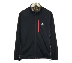 20416 アディダス 秋冬 リバーシブル ジップアップ ジャージ ジャケット 105 アウター ブランド古着