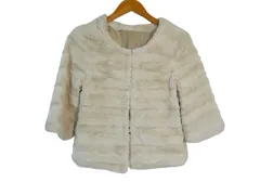 k01241018124　UNIVERVAL MUSE　2　Beige　Sサイズ程度　アウター　ブルゾン/ジャンパー　秋冬