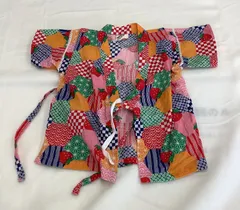 【95㎝】上下セット甚平いちご柄