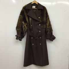 BITTOKO 異素材 ファー切替 トレンチコー ト 38 - メルカリ
