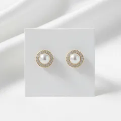 ❤︎24時間以内発送/全品2,000円以下❤︎【上品＆高見えイヤリング】royal pearl  パール ゴールド シンプル ビジュー　結婚式　パーティー　フォーマル　通勤　通学　キラキラ　セレモニー　痛くない