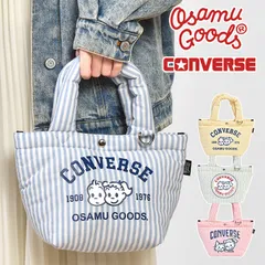 ランチトート コンバース オサムグッズ CONVERSE OSAMU GOODS コラボ バッグ ミニトート レディース お弁当バッグ ランチバッグ パフィング キルティング ふわふわ 軽量 小さめ おしゃれ かわいいのサムネイル