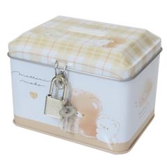 [貯金箱]カギ付き缶バンク/まったりもこ クーリア プレゼント かわいい グッズ 通販 