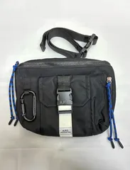 N 処分価格【中古品】アーペーセー A.P.C. メンズ TREK ヒップバッグ ブラック H62219