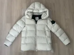 モンクレール 白 ダウン ジャケット フード 3サイズ