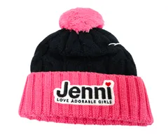 k04241004026　SISTER ? Jenni　Mサイズ　ピンク×紺　　帽子　ニットキャップ/ビーニー　秋冬