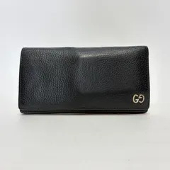 3922 GUCCI グッチ 長財布 ブラック レザー GG