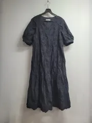 66 ) 湯どん町 レースワンピース