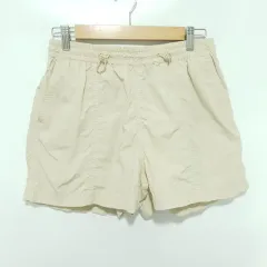 UNIQLO(ユニクロ) レディース ナイロン シャーリング 半ズボン L ベージュ_ S0500