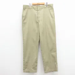 W38/古着 ディッキーズ ワーク パンツ メンズ 874 ベージュ 26feb16