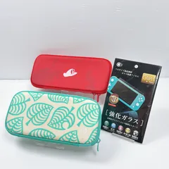 ニンテンドー スイッチ Nintendo Switch Lite キャリグケース マリオレッド どうぶつの森 保護フィルム付き 管理番号M1597