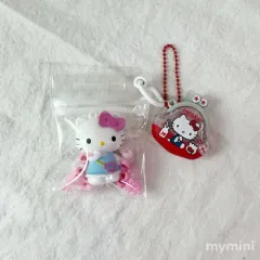 ハローキティ ガチャ ポーチ キーホルダー