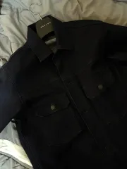 UNIQLO(ユニクロ) デニム トラッカー ジャケット 青 ネイビー