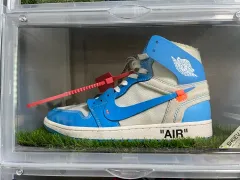 280 ジョーダン1 x オフホワイト レトロ ハイ ユニバーシティ ブルー