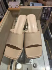 ベージュ 基本 ミュール サンダル