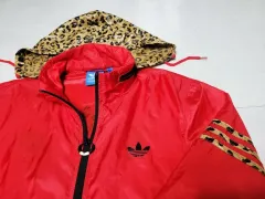 アディダス ヴィンテージ レオパード ウィンドブレーカー ウィンドブレーカー 100 ユニセックス ポール1169