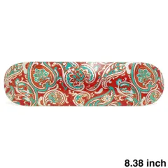 EVISEN DECK エビセン デッキ TEAM PAISLEY RED TURQUOISE 8.38　スケートボード スケボーのサムネイル