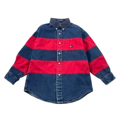 ( BY221 ) 5 Tommy Hilfiger(トミーヒルフィガー) キッズ デニム シャツ