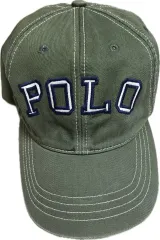 90s POLO SPORT（ポロスポーツ） カーキ ボールキャップ