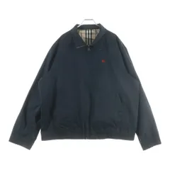 BURBERRY LONDON (バーバリーロンドン) リバーシブル ノバチェック ジップアップブルゾン ブラック/ベージュのサムネイル