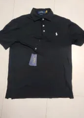 出品 ポロ ポロTシャツ 半袖 黒 クラシックフィット