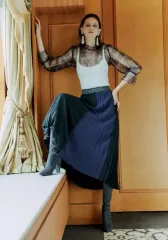 77 Karl Lagerfeld(カールラガーフェルド) プリーツスカート