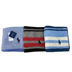 【POLO RALPH LAUREN】タオルハンカチ ボーダー / チェック