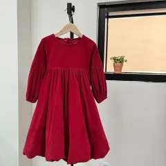 L 120 UジェニCANDY Sバルーン 細コール天 ONE PIECE