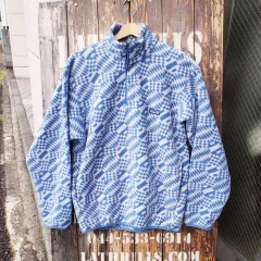 1998年製 Patagonia Snap-T Fleece P/O Jacket US-S オールド パタゴニア フリース ジャケット プルオーバー  幾何学模様 総柄 25462