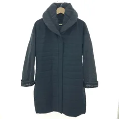 LANVIN COLLECTION ランバンコレクション 素材切り替えフーディロングコート サイズ:40     ブラック/グレー レディース / 241021000382のサムネイル