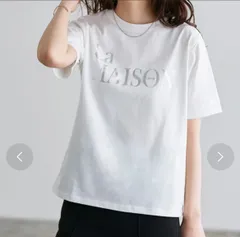 marvelous by Pierrot 【NHK「あさイチ」紹介】（D/オフホワイト×シルバー）ロゴTシャツ Mサイズのサムネイル