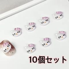 犬 うさぎ ネイルパーツ デコパーツ セット 3Dネイル マルチーズ