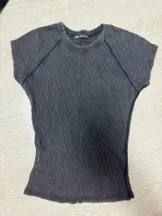 ZARA(ザラ) 半袖 黒 S