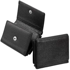 【新品】 [NEESE] 【ミニマリストの最適解】 お札を折らずに収納 本革 ミニ財布 財布 三つ折り財布 小銭入れ ボックス型 カード7枚収納 手のひらサイズ コンパクト財布 メンズ レディース 牛革 一粒万倍日 ギフト 春財布 就職祝い ギフト 化粧箱 0