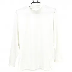 アンダーアーマー ハイネックインナーシャツ 白 ヒートギア 一部メッシュ  メンズ MD/M/M ゴルフウェア UNDER ARMOUR