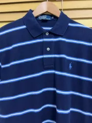 POLO RALPH LAUREN(ポロラルフローレン) メンズ ストライプ PK カラーショートスリーブ T シャツ