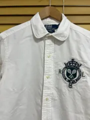 POLO RALPH LAUREN(ポロラルフローレン) メンズ 白 コットンロングスリーブシャツ M