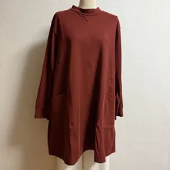 KN3490＊5L 大きいサイズ レイヤード風　チュニック 重ね着風チュニック 長袖 チュニック