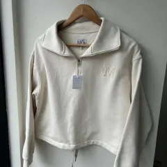 14261 - マリテフランソワ ハーフジップ スウェット