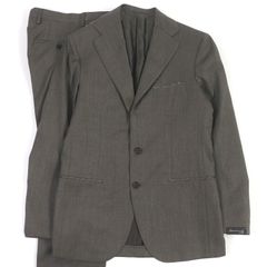 定価約30万円】CARUSO AIDA 別注ブラウンギンガム セットアップ - メルカリ